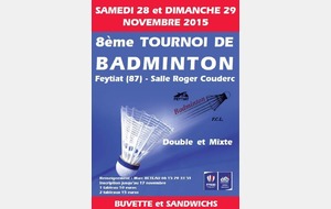 Tournoi Double et Mixte de Feytiat