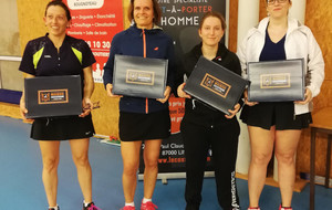 Raphaëlle Enoult et Juliette Bernard finalistes, Katia Maneuf et Anne-laure Virevialle gagnantes en DD R4